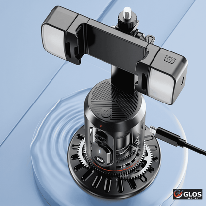 Estabilizador gimbal P02 con seguimiento IA para celular.